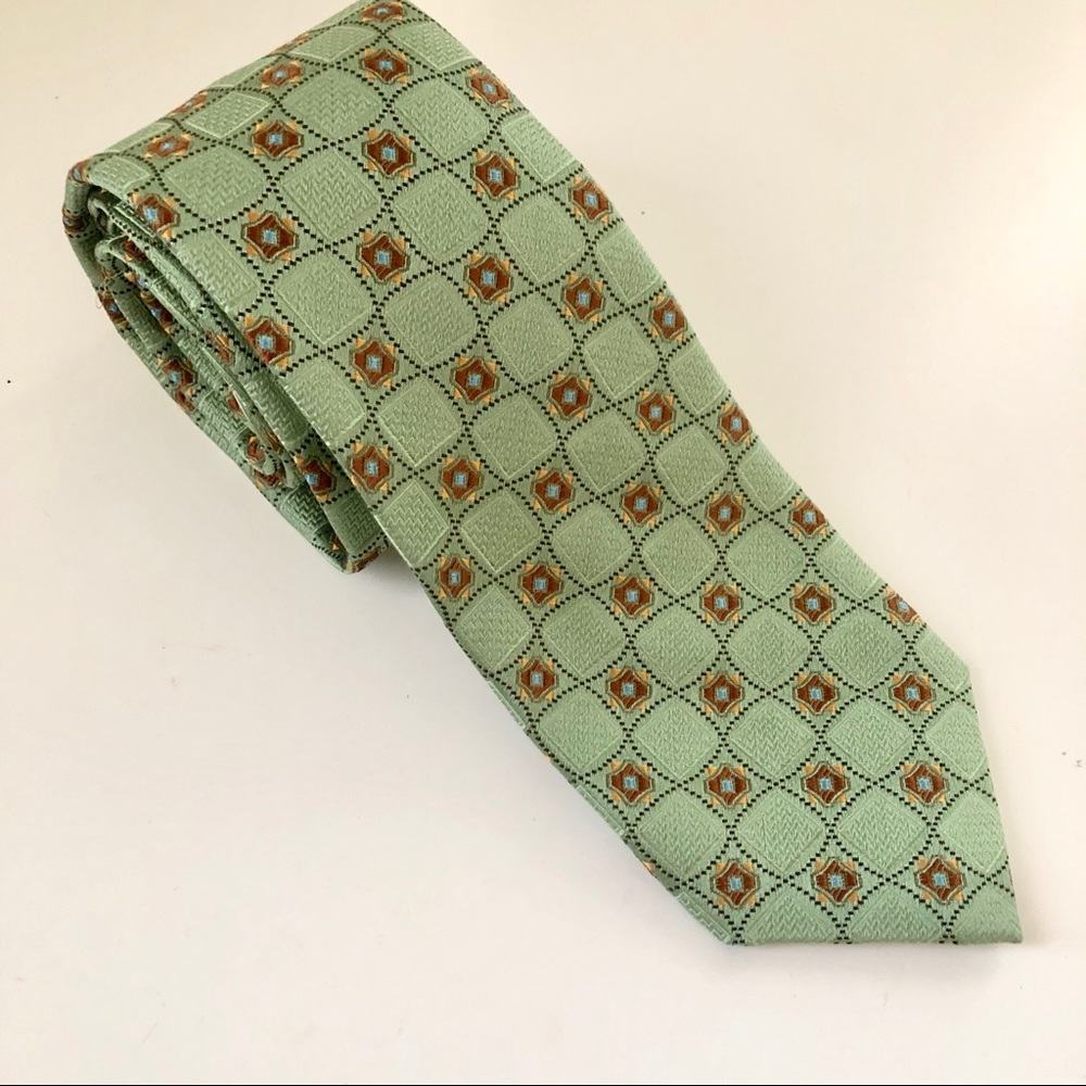 Robert Talbot Carmel Green Tie